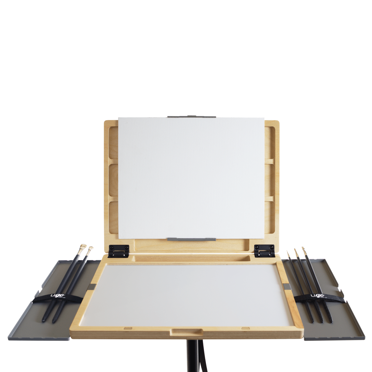u.go Plein Air - Anywhere Model Metal Side Tray 4"x11" - The Merri Artist - merriartist.com