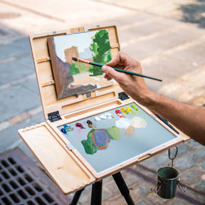 u.go Plein Air - Anywhere Model Pochade Box 11"x14.5" - The Merri Artist - merriartist.com