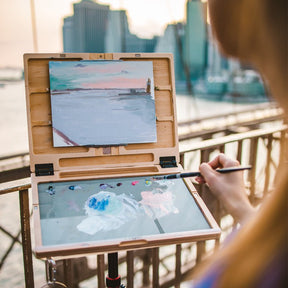 u.go Plein Air - Anywhere Model Pochade Box 11"x14.5" - The Merri Artist - merriartist.com