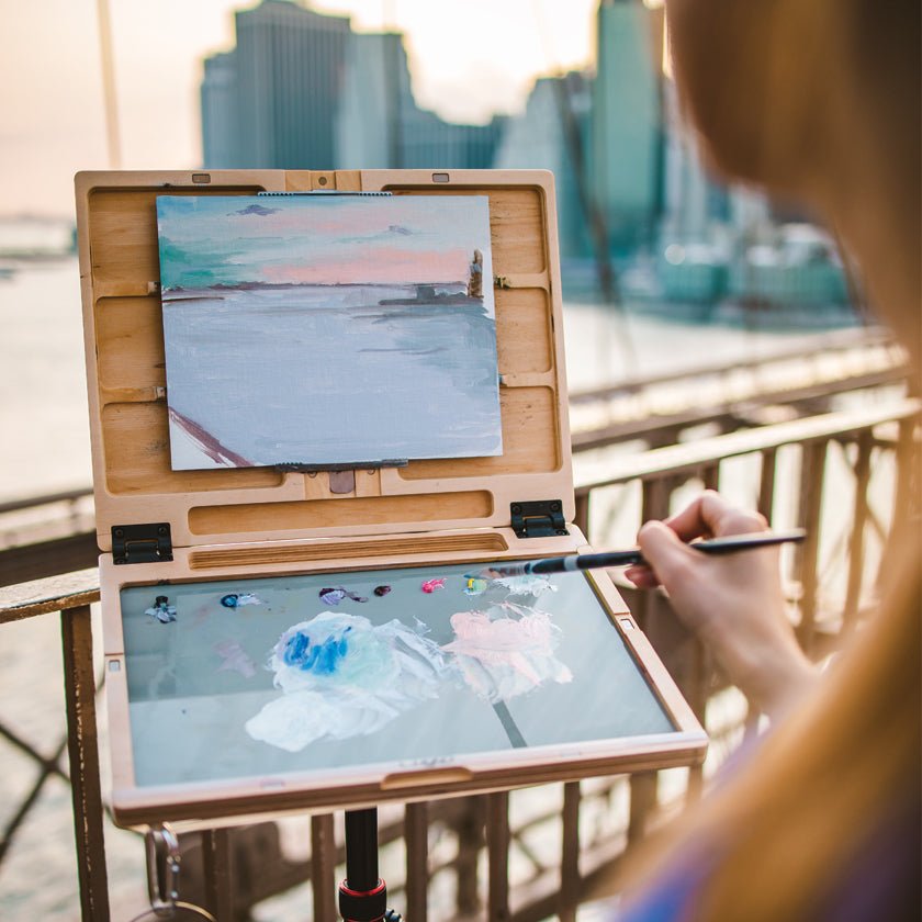 u.go Plein Air - Anywhere Model Pochade Box 11"x14.5" - The Merri Artist - merriartist.com