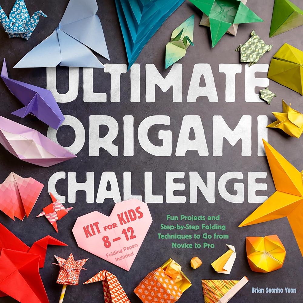 Ultimate Origami Challenge Kit for Kids 8 - 12: Fun Projects and Step - by - Step Folding Techniques to Go from Novice to Pro (Folding Papers Included) - The Merri Artist - merriartist.com