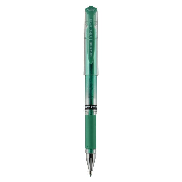 Uni - Ball Signo Broad UM - 153 - Metallic Green - The Merri Artist - merriartist.com