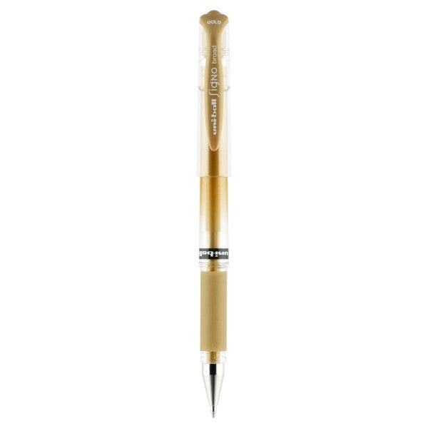 Uni - Ball Signo Gel Impact Pen - Gold - The Merri Artist - merriartist.com