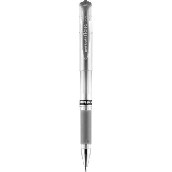 Uni - Ball Signo Gel Impact Pen - Silver - The Merri Artist - merriartist.com