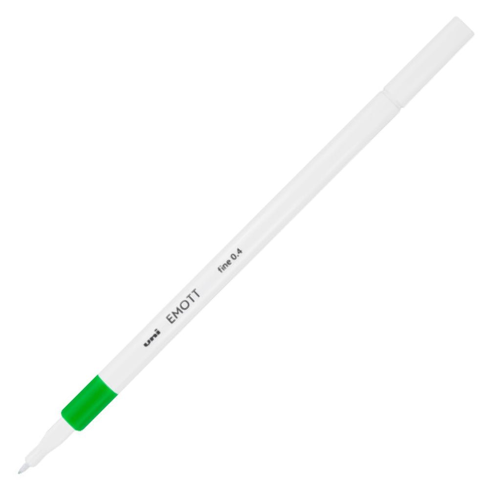 Uni Emott Ever Fine Pen 0.4mm - Green - The Merri Artist - merriartist.com
