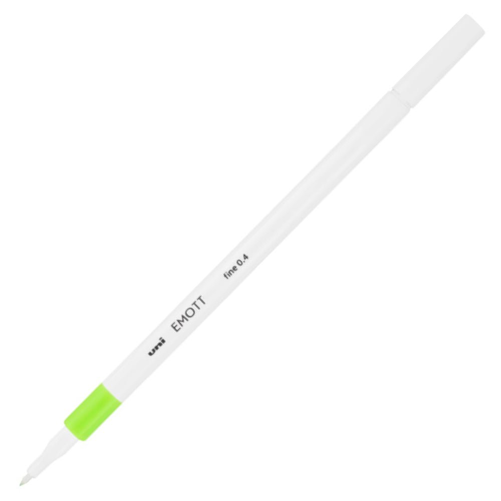 Uni Emott Ever Fine Pen 0.4mm - Light Green - The Merri Artist - merriartist.com