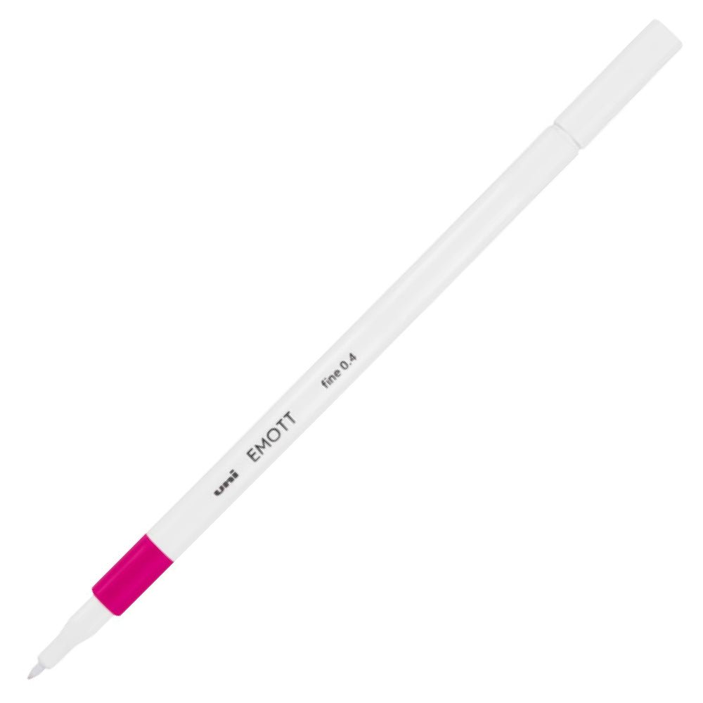 Uni Emott Ever Fine Pen 0.4mm - Pink - The Merri Artist - merriartist.com