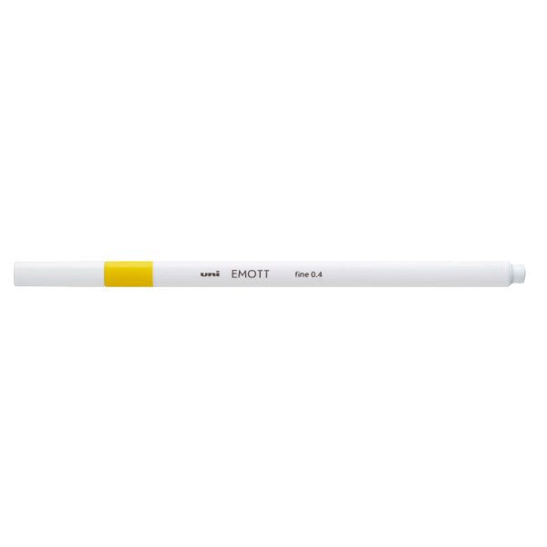 Uni Emott Ever Fine Pen 0.4mm - Yellow - The Merri Artist - merriartist.com