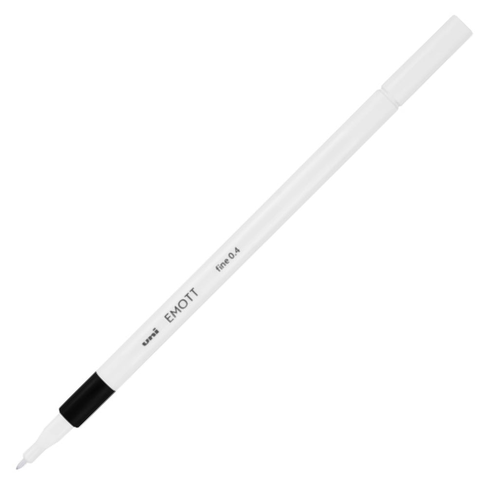 Uni Emott Fineliner Pen 0.4mm Fine - Black - The Merri Artist - merriartist.com