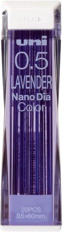 Uni Nano Dia 0.5 mm Colored Mechanical Pencil Lead - Lavender - The Merri Artist - merriartist.com