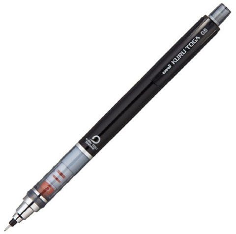 Uni Nano Kuro Toga 0.5 mm Mechanical Pencil - Black - The Merri Artist - merriartist.com