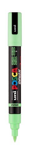 uni POSCA Acrylic Paint Marker - PC - 5BR Felt Brush Tip - Light Green - The Merri Artist - merriartist.com