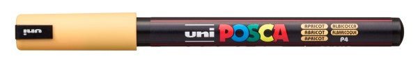 uni POSCA Paint Marker PC - 1MR Ultra Fine Tip - Apricot - The Merri Artist - merriartist.com