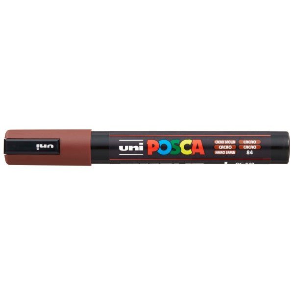 uni POSCA Paint Marker PC - 5M Medium Bullet Tip - Cacao Brown - The Merri Artist - merriartist.com