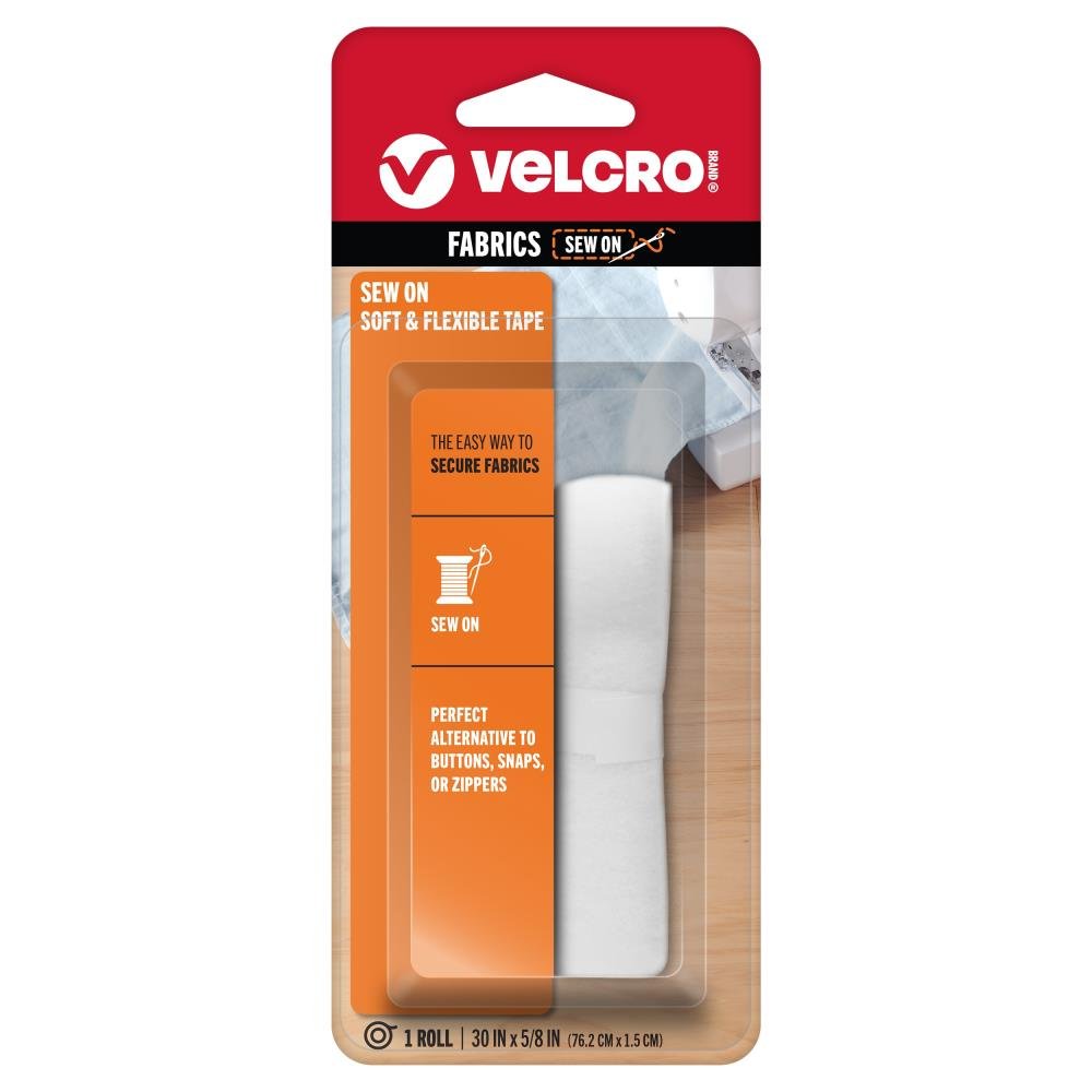 VELCRO Brand Sew - On Soft & Flexible 30"X.625" Roll - The Merri Artist - merriartist.com