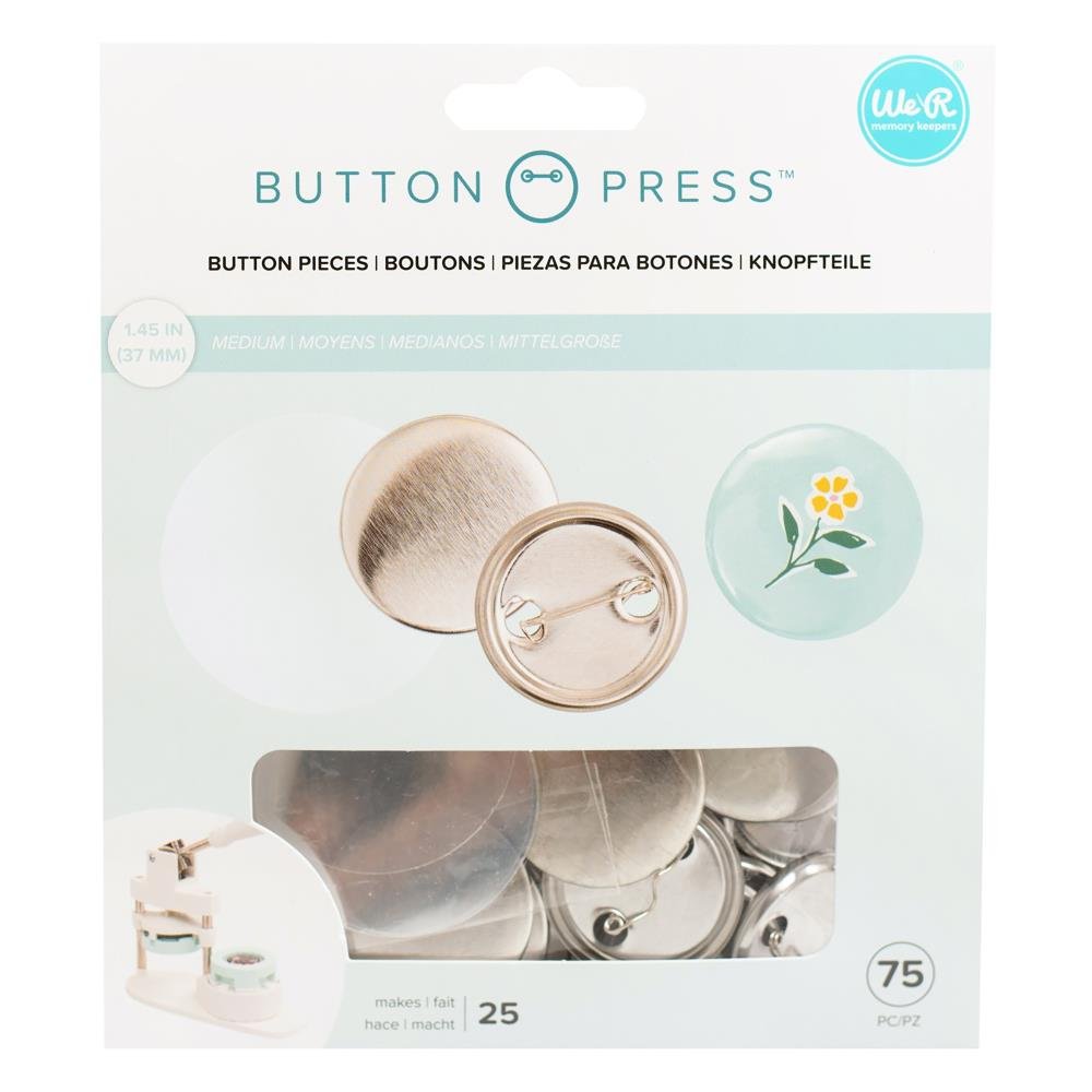 We R Makers Button Press Refill Pack of 25 - Medium - The Merri Artist - merriartist.com
