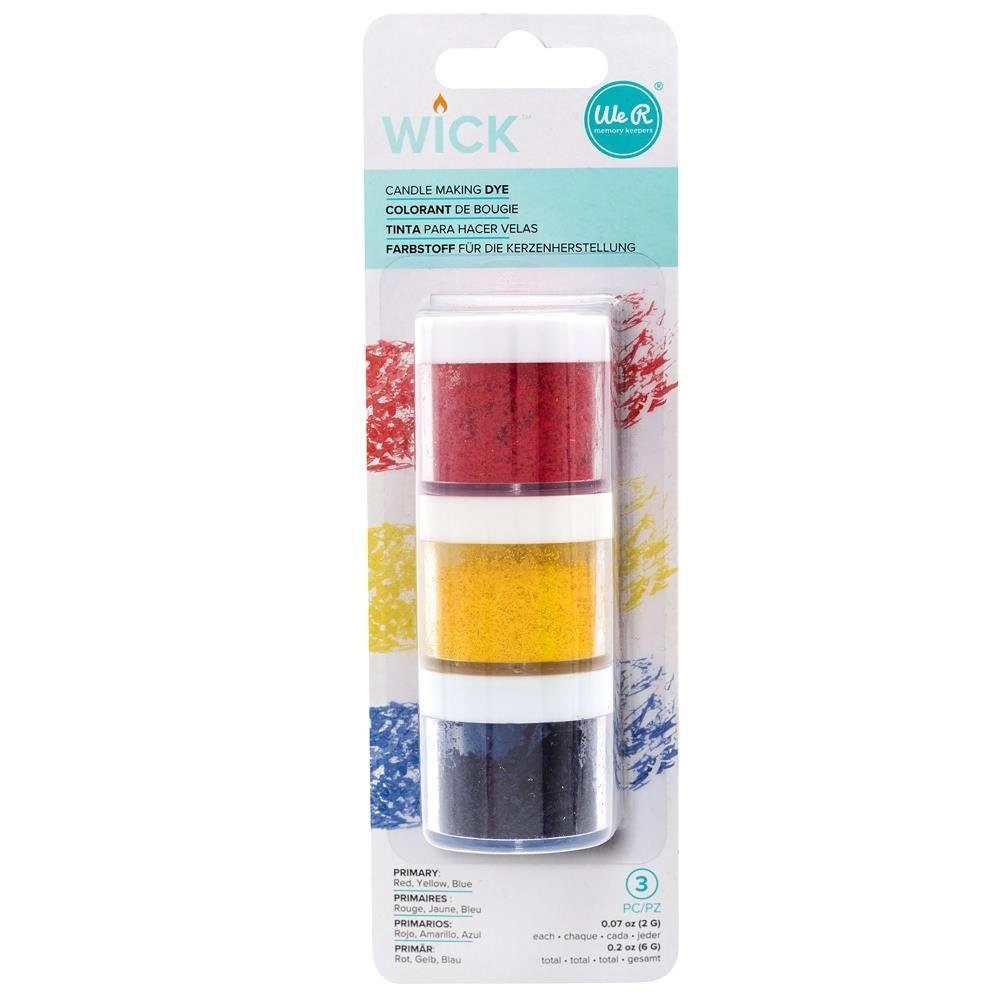 We R Makers Candle Wax Dye - Set of 3 Primary Colors (2 grams each) - The Merri Artist - merriartist.com