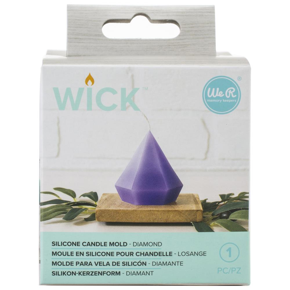 We R Makers Silicone Candle Mold - Diamond Shape - The Merri Artist - merriartist.com