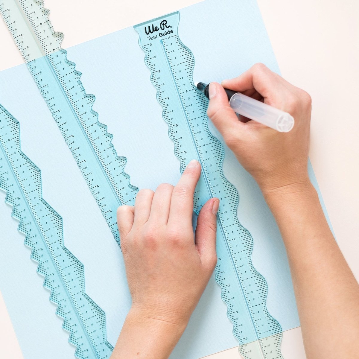 We R Makers Tear Guide Rulers - The Merri Artist - merriartist.com