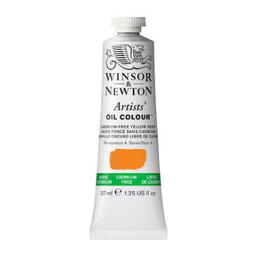 Winsor & Newton Artist Oil Cadmium Free Yellow Deep 37ml - The Merri Artist - merriartist.com