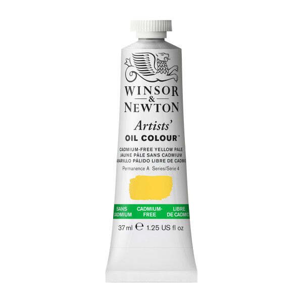 Winsor & Newton Artist Oil Cadmium Free Yellow Pale 37ml - The Merri Artist - merriartist.com