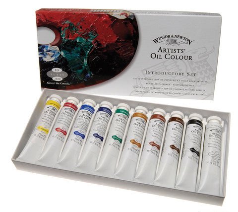 Winsor & Newton Artists Oil Introduction Set 10 X 21ml Tubes - The Merri Artist - merriartist.com