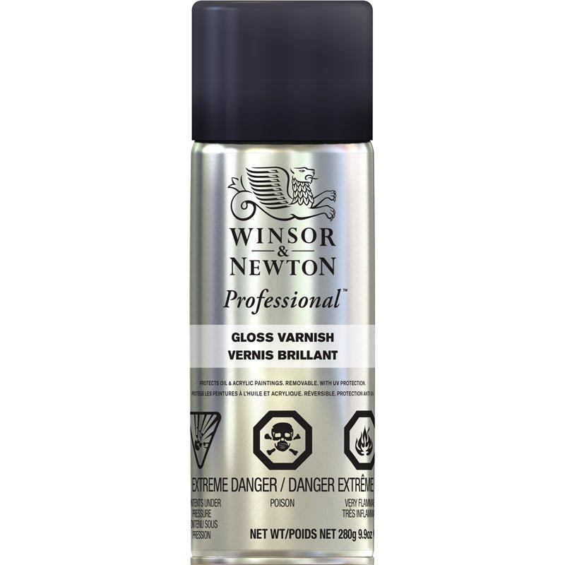 Winsor & Newton Picture Varnish - gloss aerosol 9.9 oz (400 ml) - The Merri Artist - merriartist.com