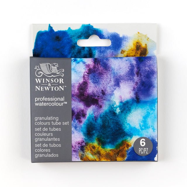 Winsor & Newton Professional Watercolor Granulating Set - 6 x 5ml tubes - The Merri Artist - merriartist.com
