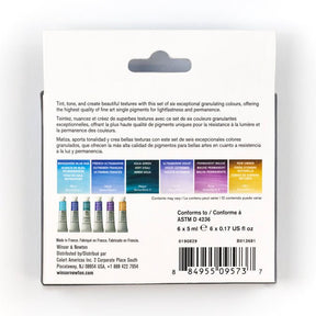 Winsor & Newton Professional Watercolor Granulating Set - 6 x 5ml tubes - The Merri Artist - merriartist.com