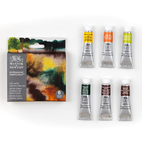 Winsor & Newton Professional Watercolor Rich Earth Colors Set - 6 x 5ml tubes - The Merri Artist - merriartist.com