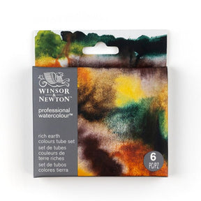 Winsor & Newton Professional Watercolor Rich Earth Colors Set - 6 x 5ml tubes - The Merri Artist - merriartist.com