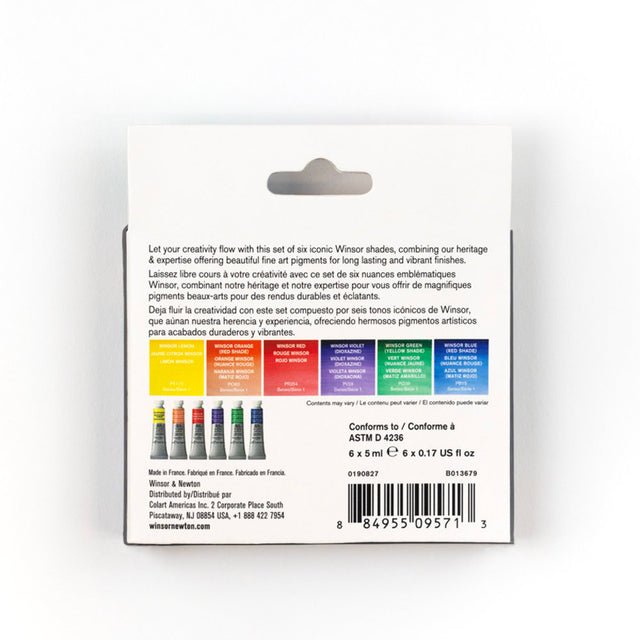 Winsor & Newton Professional Watercolor Winsor Colors Set - 6 x 5ml tubes - The Merri Artist - merriartist.com