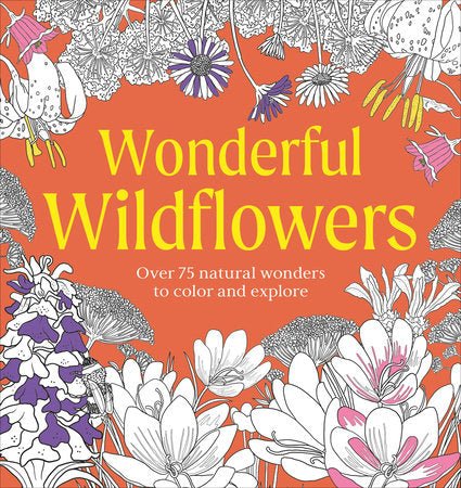 Wonderful Wildflowers Coloring Book By DK - The Merri Artist - merriartist.com