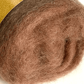 Woolbuddy - 8oz Core Wool for Needle Felting - Brown - The Merri Artist - merriartist.com
