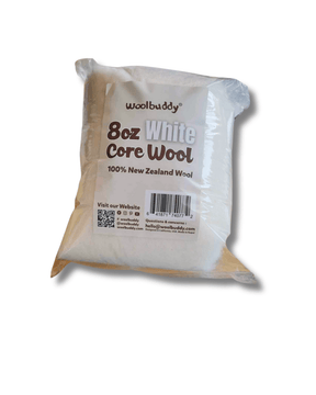 Woolbuddy - 8oz Core Wool for Needle Felting - Brown - The Merri Artist - merriartist.com