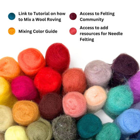 Woolbuddy - Eco Wool Fiber Collection Kit – 60 Colors - The Merri Artist - merriartist.com
