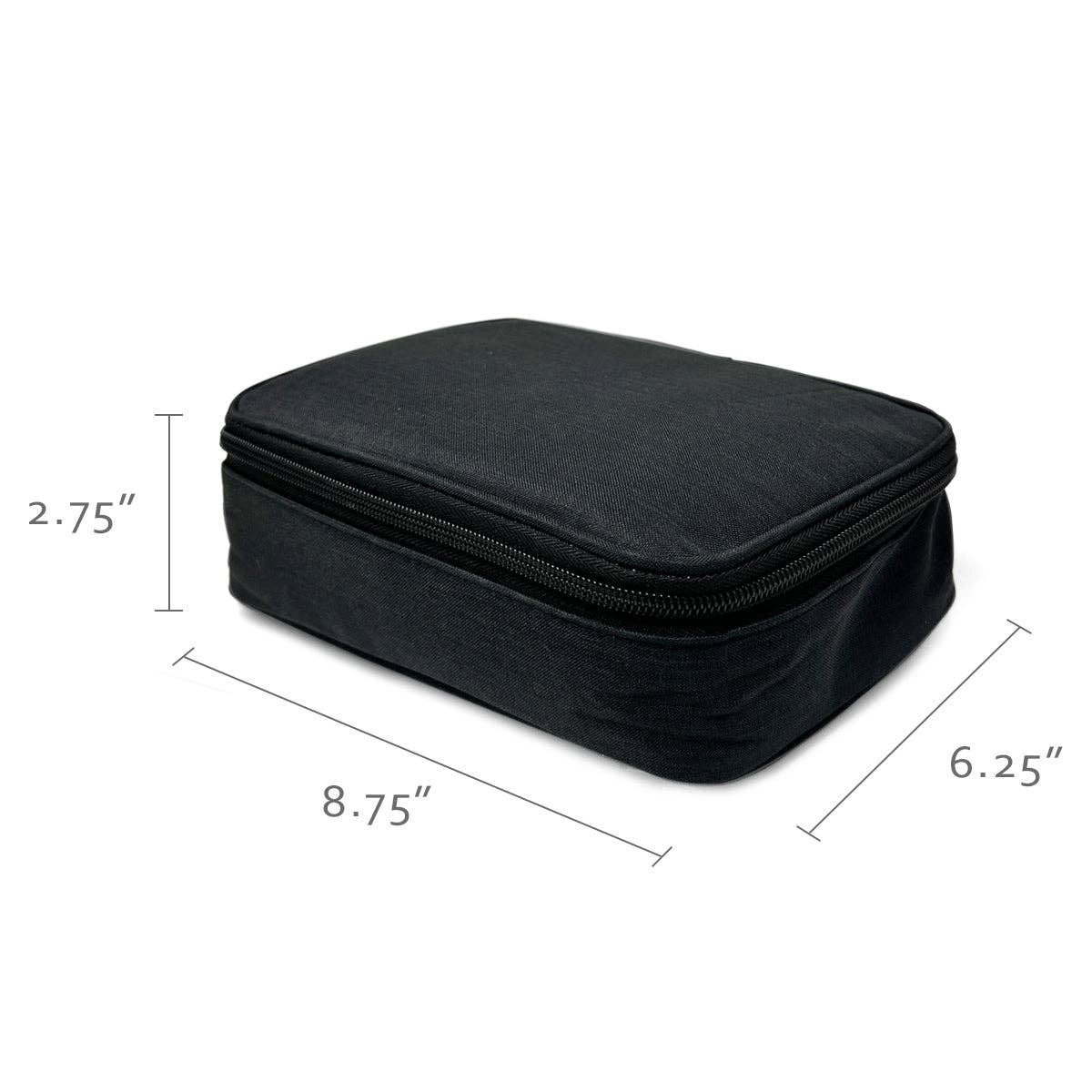 Wrapables.com - Wrapables Large Capacity 72 Slot Pencil Case - Black - The Merri Artist - merriartist.com