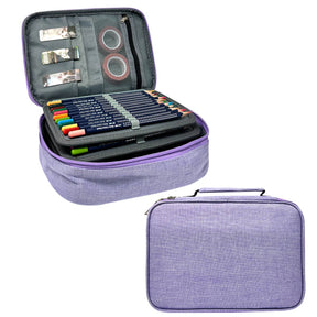 Wrapables.com - Wrapables Large Capacity 72 Slot Pencil Case - Black - The Merri Artist - merriartist.com