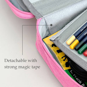 Wrapables.com - Wrapables Large Capacity 72 Slot Pencil Case - Lavender - The Merri Artist - merriartist.com