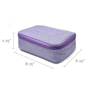 Wrapables.com - Wrapables Large Capacity 72 Slot Pencil Case - Lavender - The Merri Artist - merriartist.com