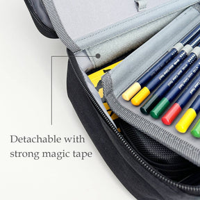 Wrapables.com - Wrapables Large Capacity 72 Slot Pencil Case - Lavender - The Merri Artist - merriartist.com