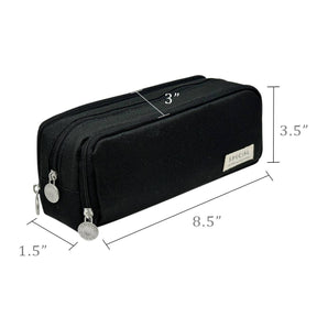 Wrapables.com - Wrapables Large Capacity Pencil Case, 3 Compartment Pouch - Macarons - The Merri Artist - merriartist.com