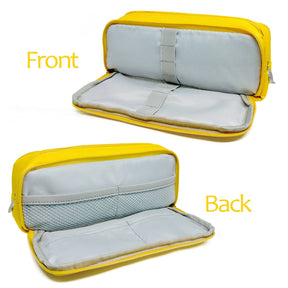 Wrapables.com - Wrapables Large Capacity Pencil Case, 3 Compartment Pouch - Macarons - The Merri Artist - merriartist.com