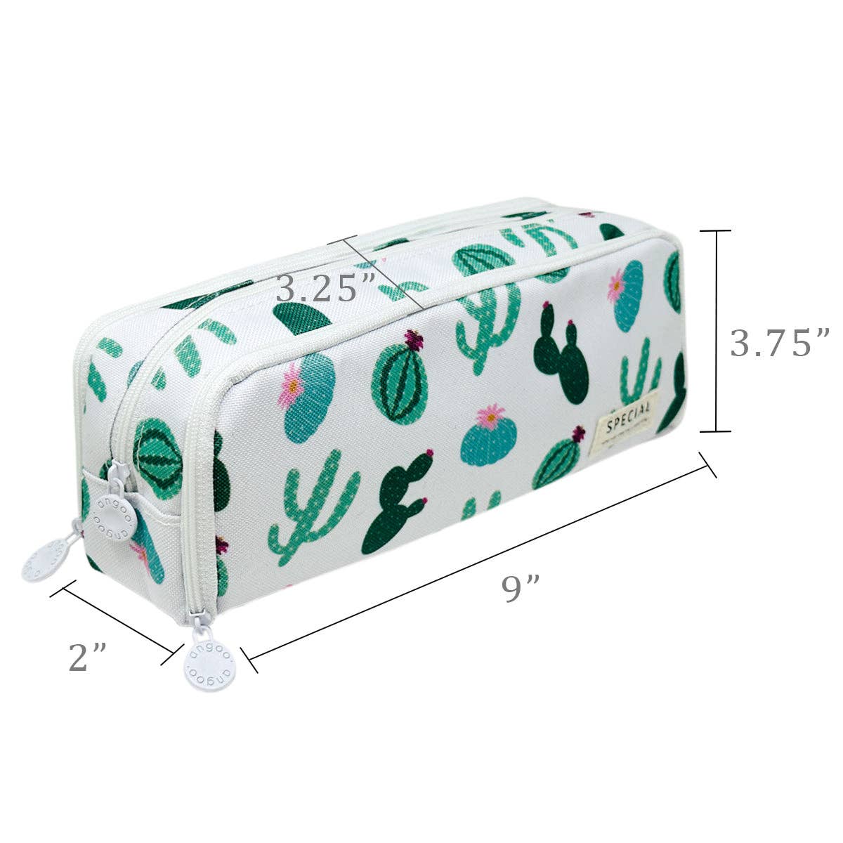 Wrapables.com - Wrapables Large Capacity Pencil Case, 3 Compartment Pouch - Yellow - The Merri Artist - merriartist.com