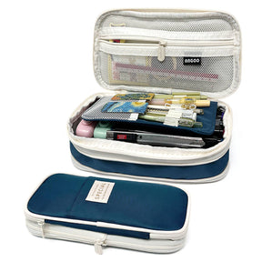 Wrapables.com - Wrapables Large Capacity Pencil Case Expandable Pencil Pouch - Lavender - The Merri Artist - merriartist.com