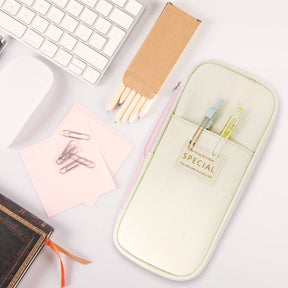 Wrapables.com - Wrapables Large Capacity Pencil Case Expandable Pencil Pouch - Lavender - The Merri Artist - merriartist.com
