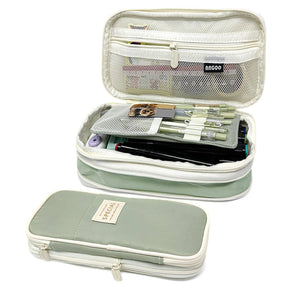 Wrapables.com - Wrapables Large Capacity Pencil Case Expandable Pencil Pouch - Lavender - The Merri Artist - merriartist.com