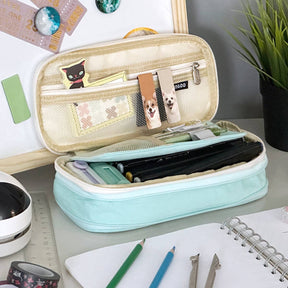 Wrapables.com - Wrapables Large Capacity Pencil Case Expandable Pencil Pouch - Lavender - The Merri Artist - merriartist.com