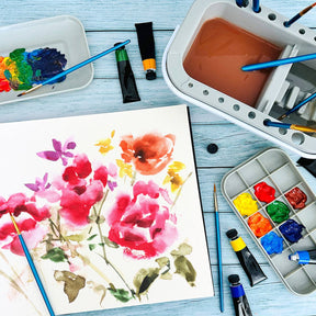 Wrapables.com - Wrapables Paint Brush Cleaner, Artist Paint Brush Holder - The Merri Artist - merriartist.com