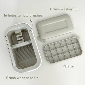 Wrapables.com - Wrapables Paint Brush Cleaner, Artist Paint Brush Holder - The Merri Artist - merriartist.com